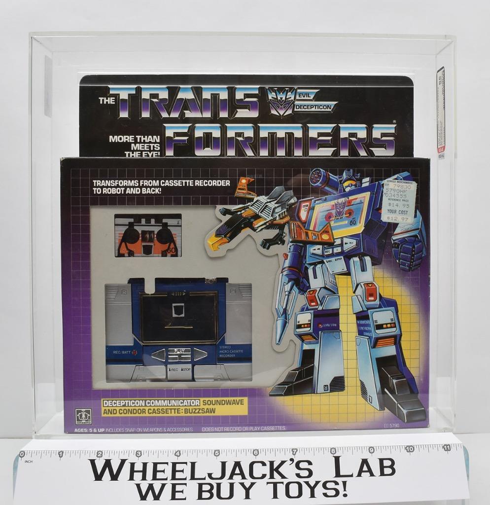 Hasbro Transformers G1 Soundwave Series 1 (1984) AFA – 80+ NM